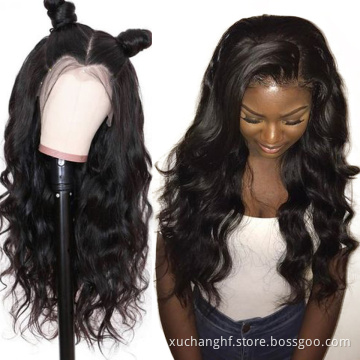 Indian Loose Body Wave 13x4 Frontal Wig 30Inch Loose Body Wave Lace Front Human Hair Wigs 4x4 Closure Wigs For Women Human Hair